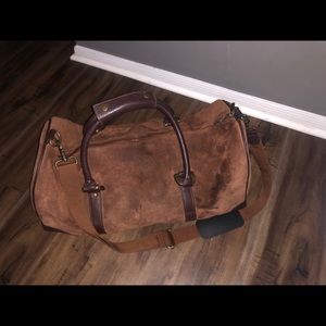 Marlboro Suede Leather Duffle Bag